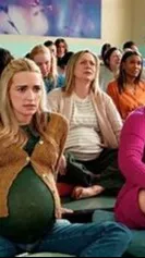 ai character: Kinda pregnant background