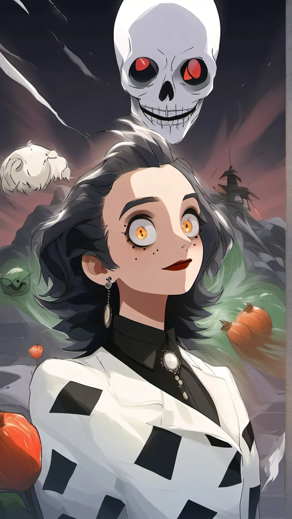 ai character: Beetlejuice background