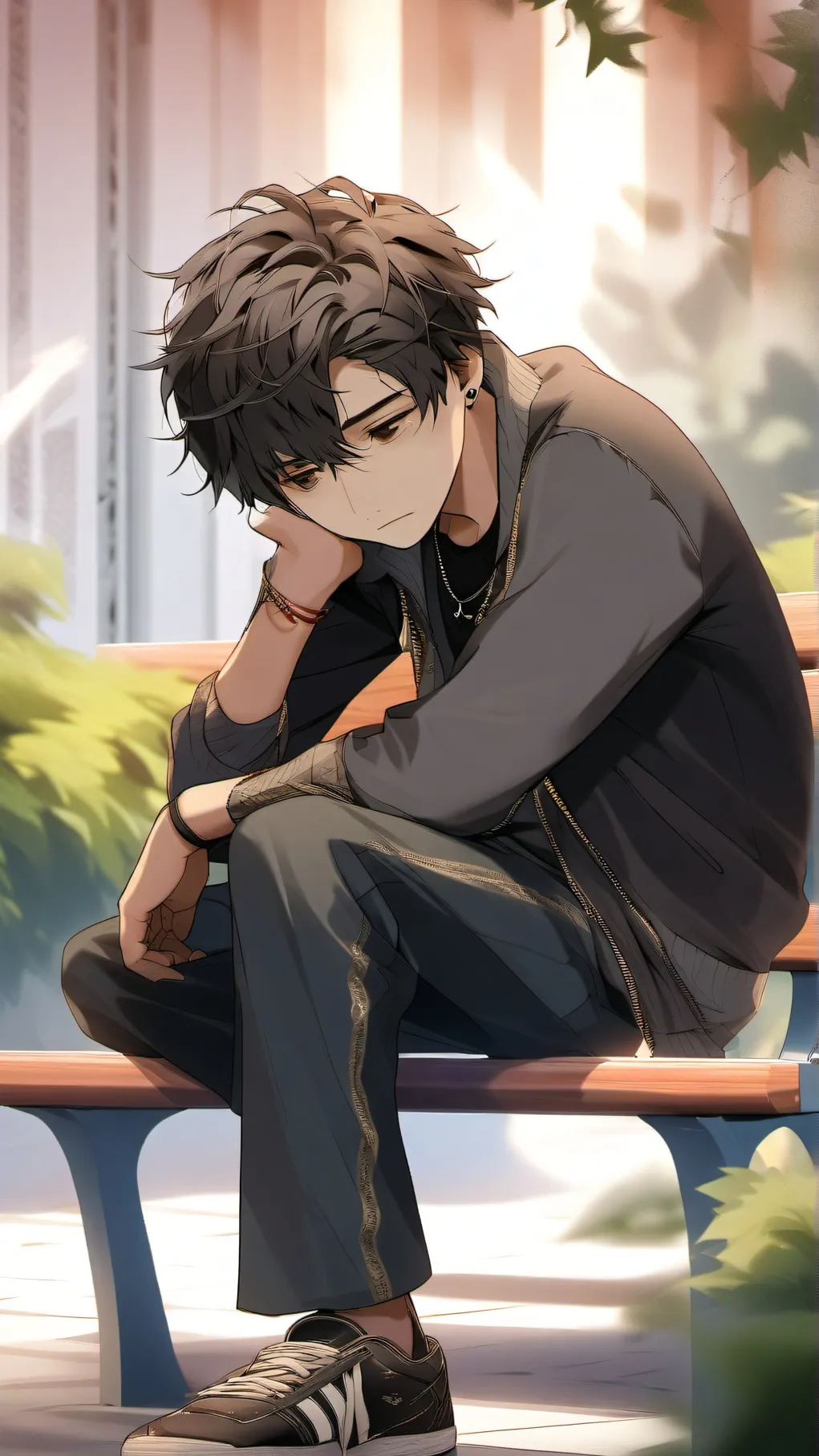 ai character: jony  background