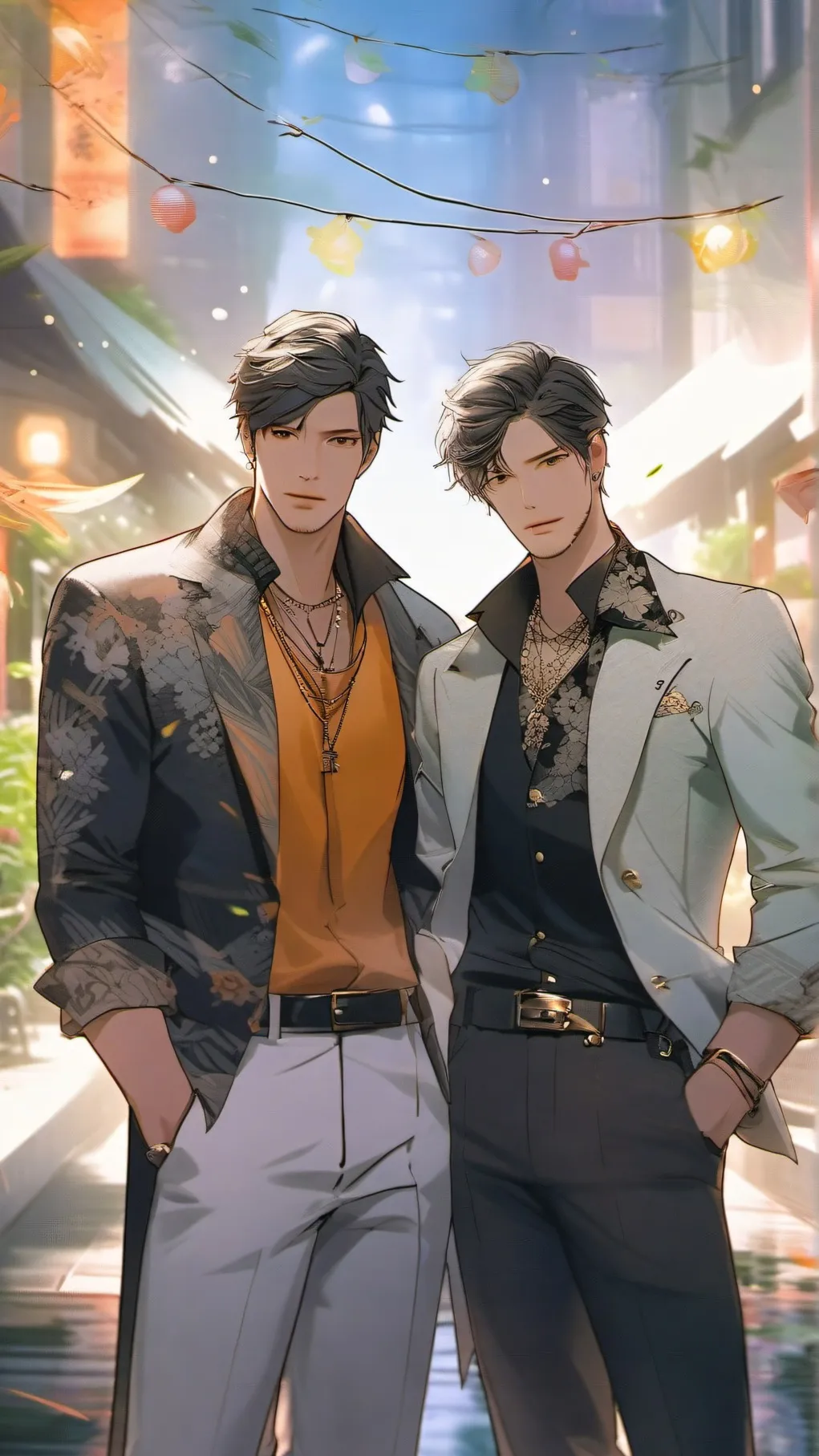ai character: Mafia boss friends background