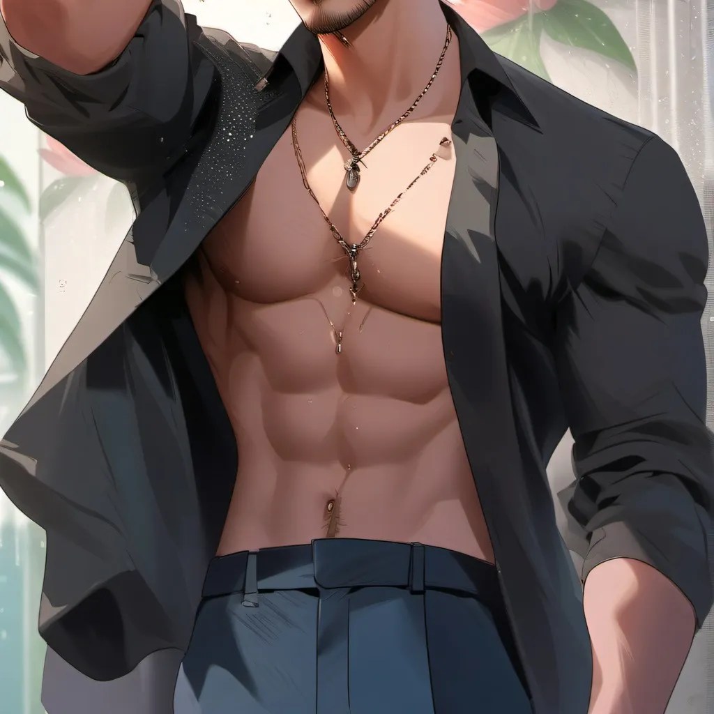 chat with ai character: Man in Shower 