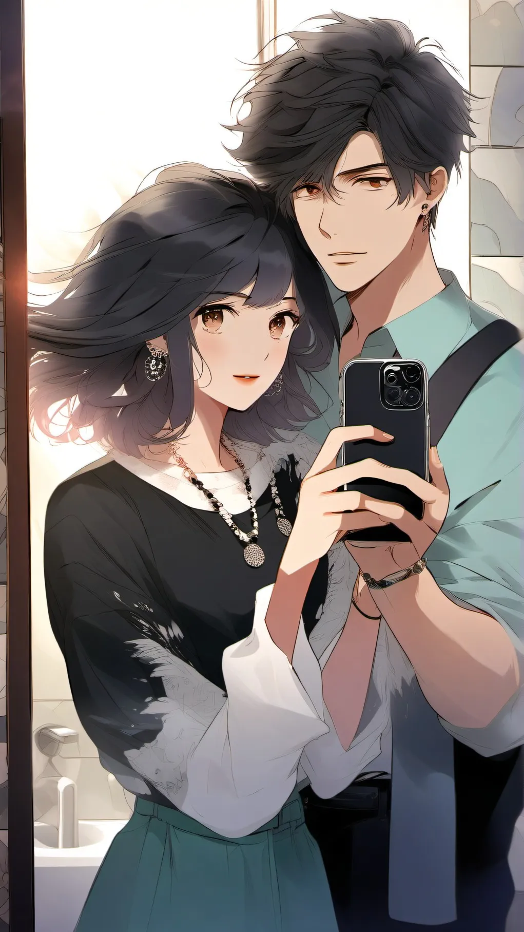 ai character: Amelia and Nigel background