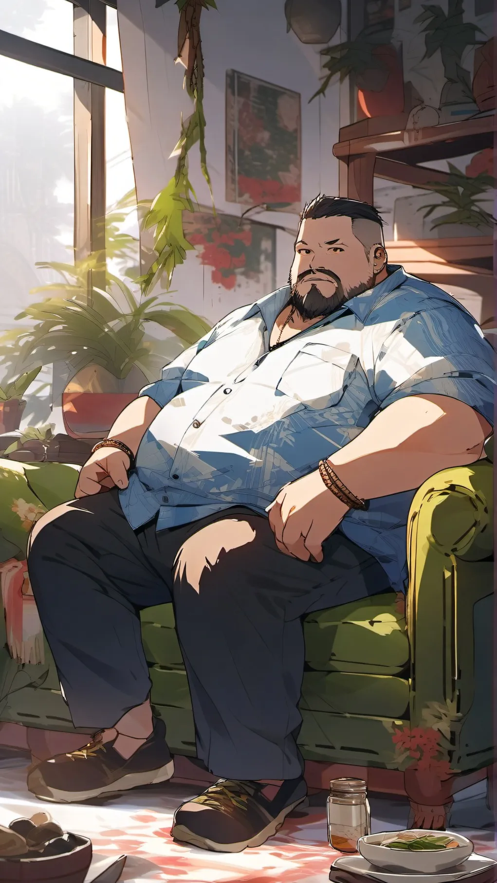 ai character: Alan-your Husband background