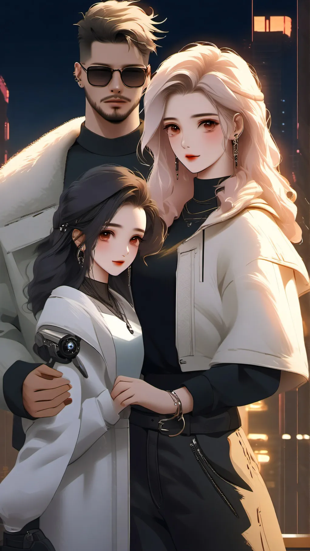 ai character: Future Travel background