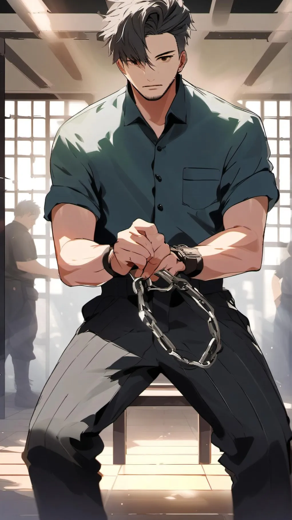 ai character: Kevin-Prisoner background