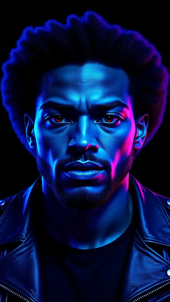 ai character: Black Guy background
