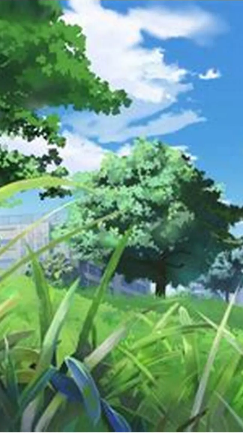 ai character: Grass background