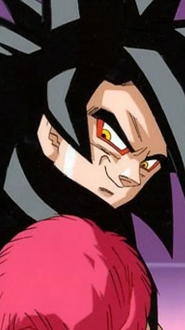 ai character: Goku (SSJ4) background
