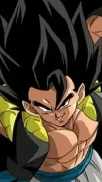 ai character: Gogeta background