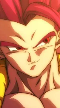 ai character: SSG Gogeta background