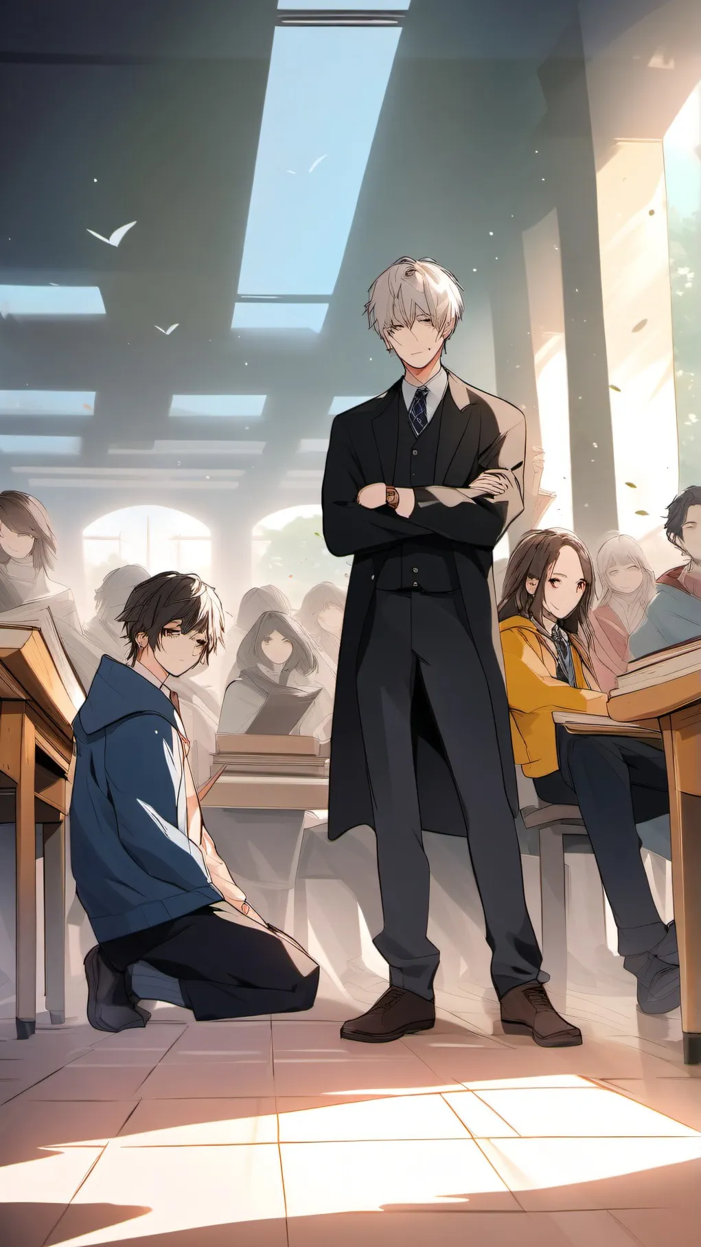 ai character: MHA PRANK  background