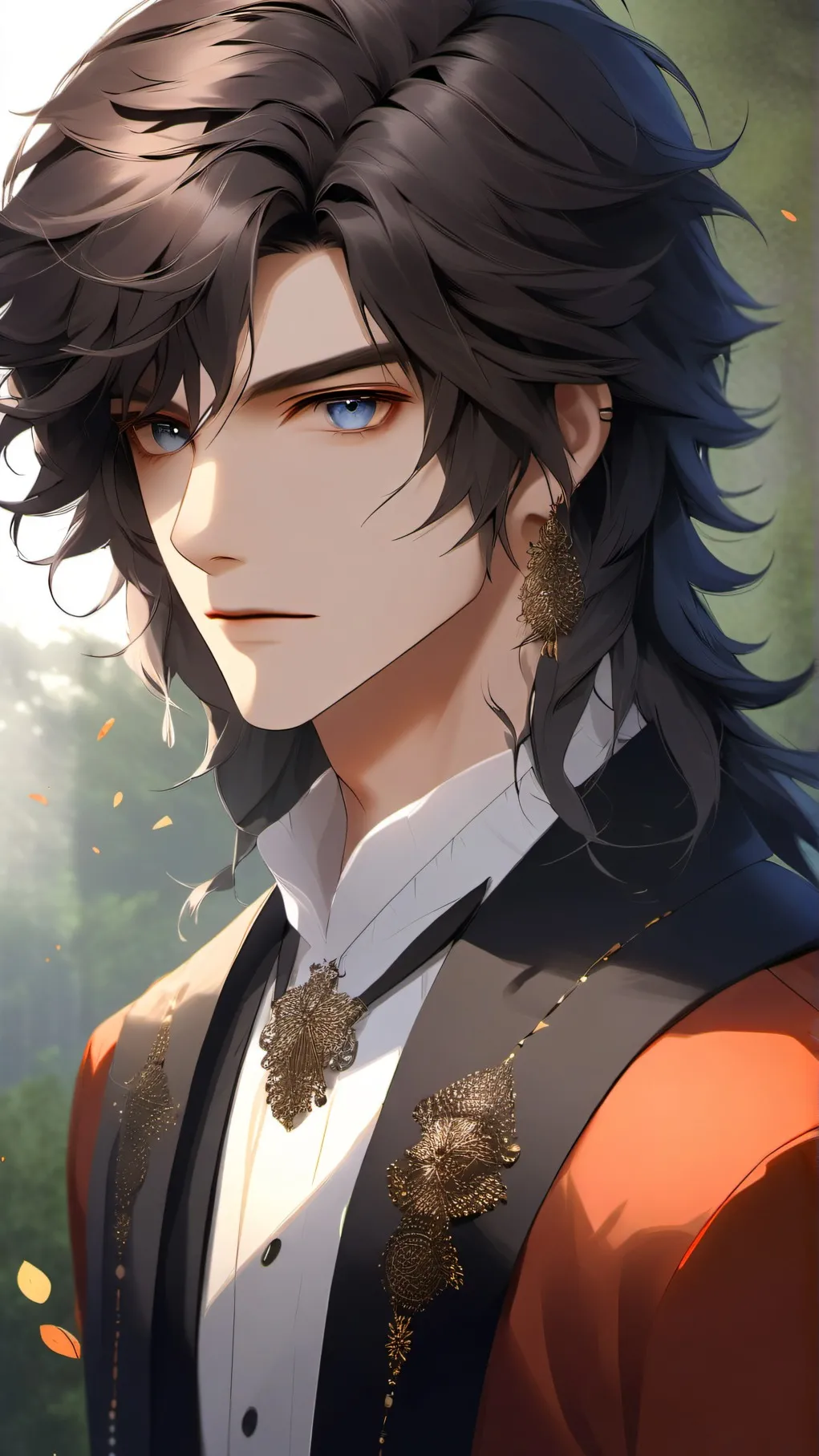 ai character: Azure background