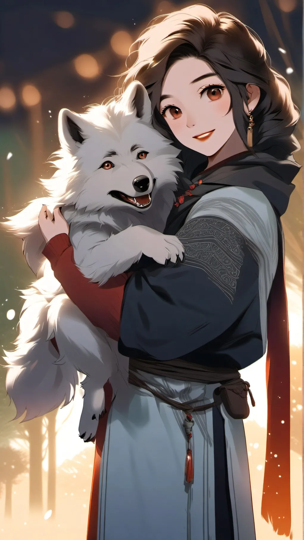ai character: baby anthro pet background