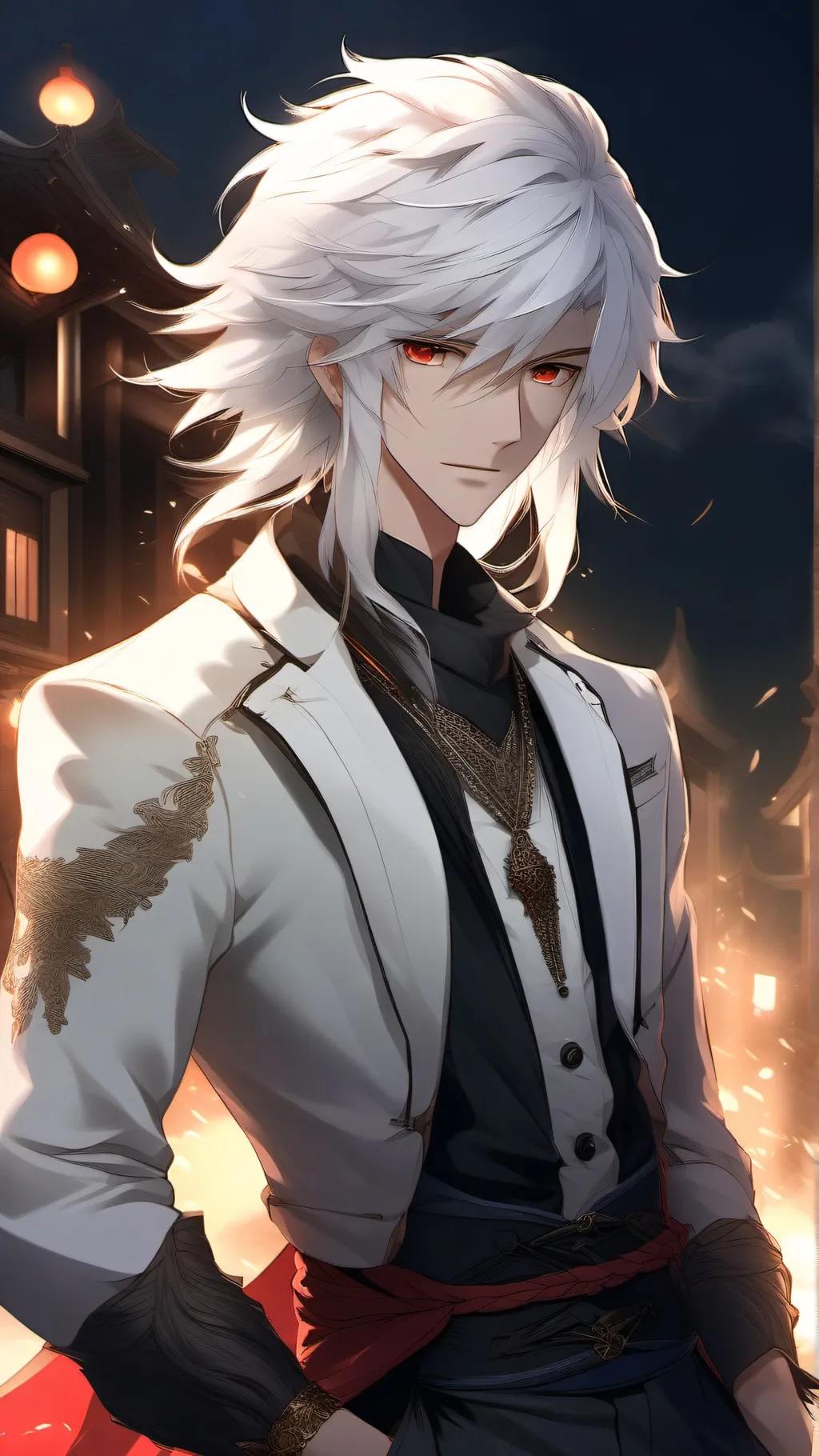 ai character: Xavier swelbert  background
