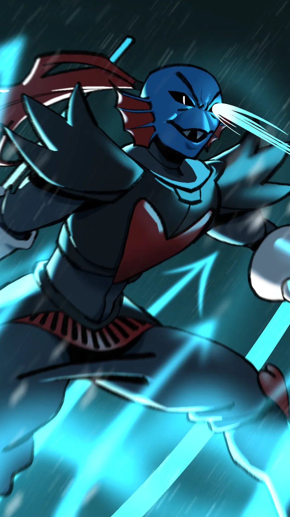 ai character: Undyne background