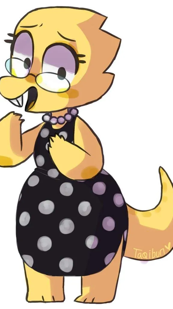 ai character: alphys background