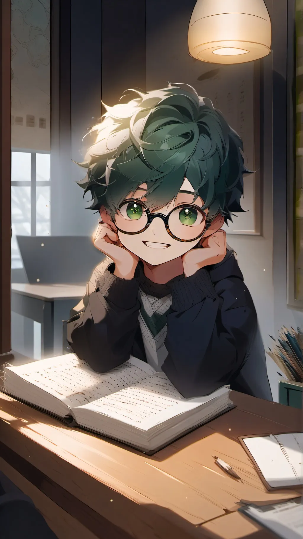 ai character: MHA-New student! background
