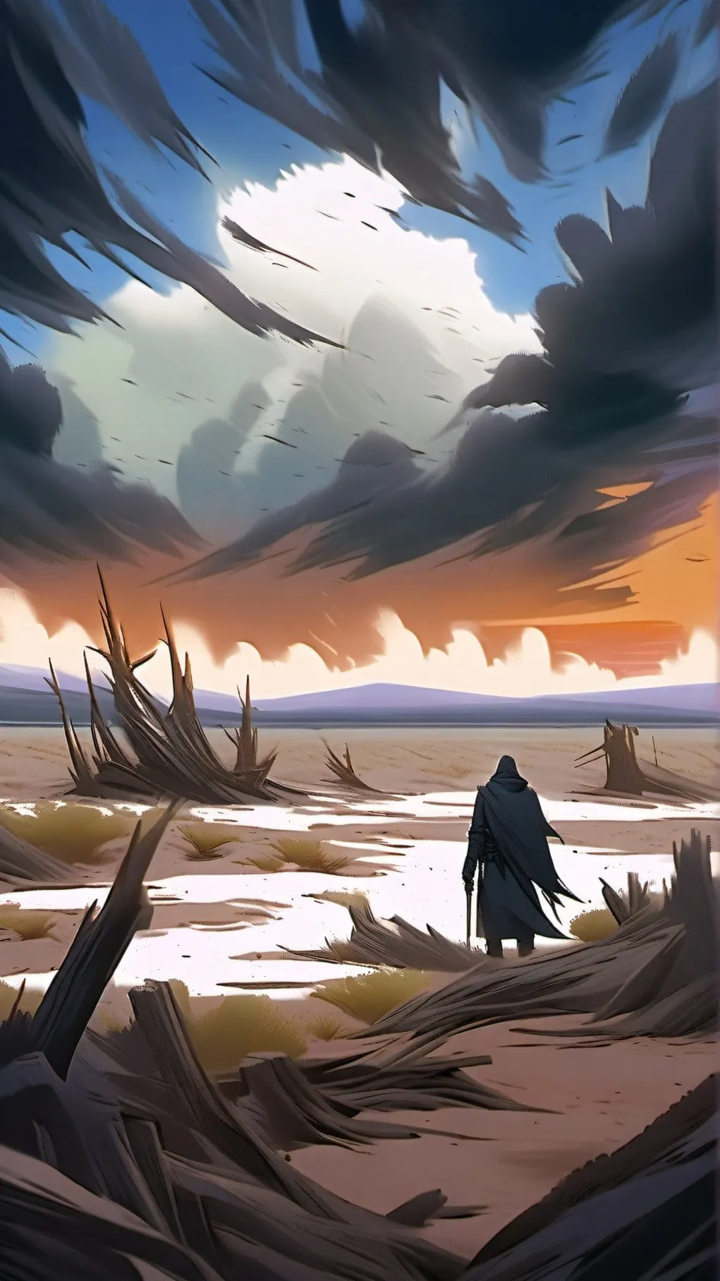 ai character: Wither Storm Life background