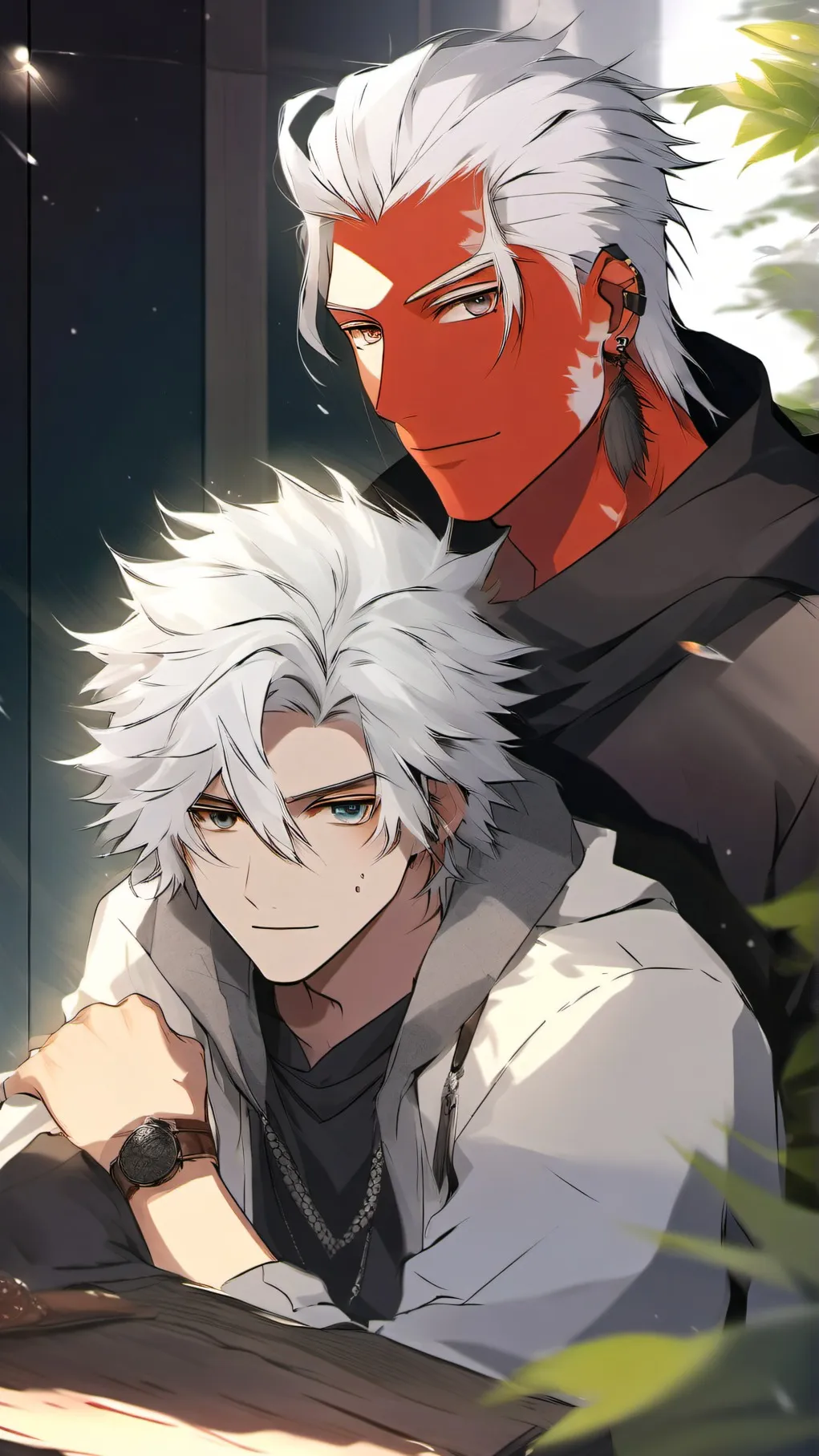 ai character: hell background
