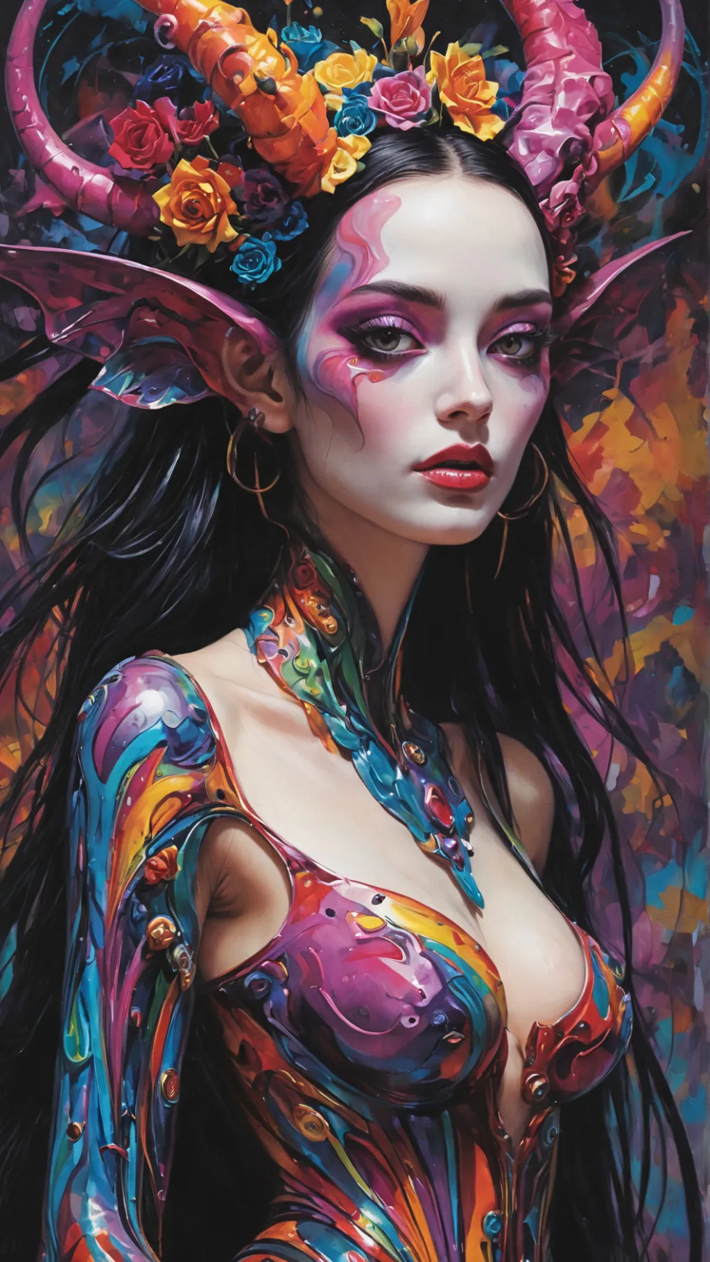ai character: Paint Mistress background