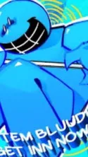 ai character: bluudud background