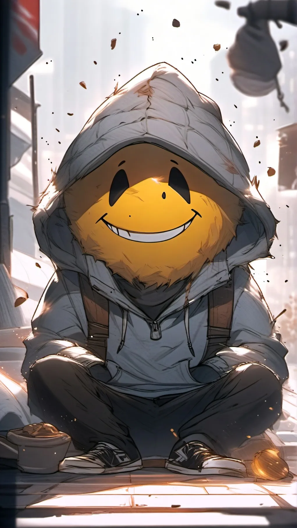 ai character: I WILL COPY YOU background