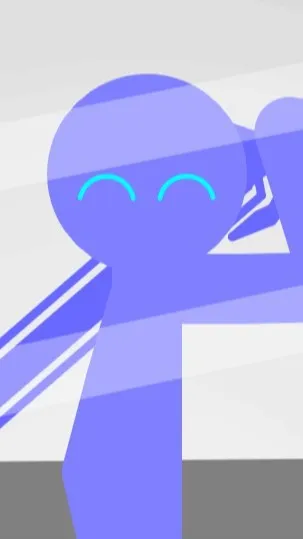 ai character: Indigo background