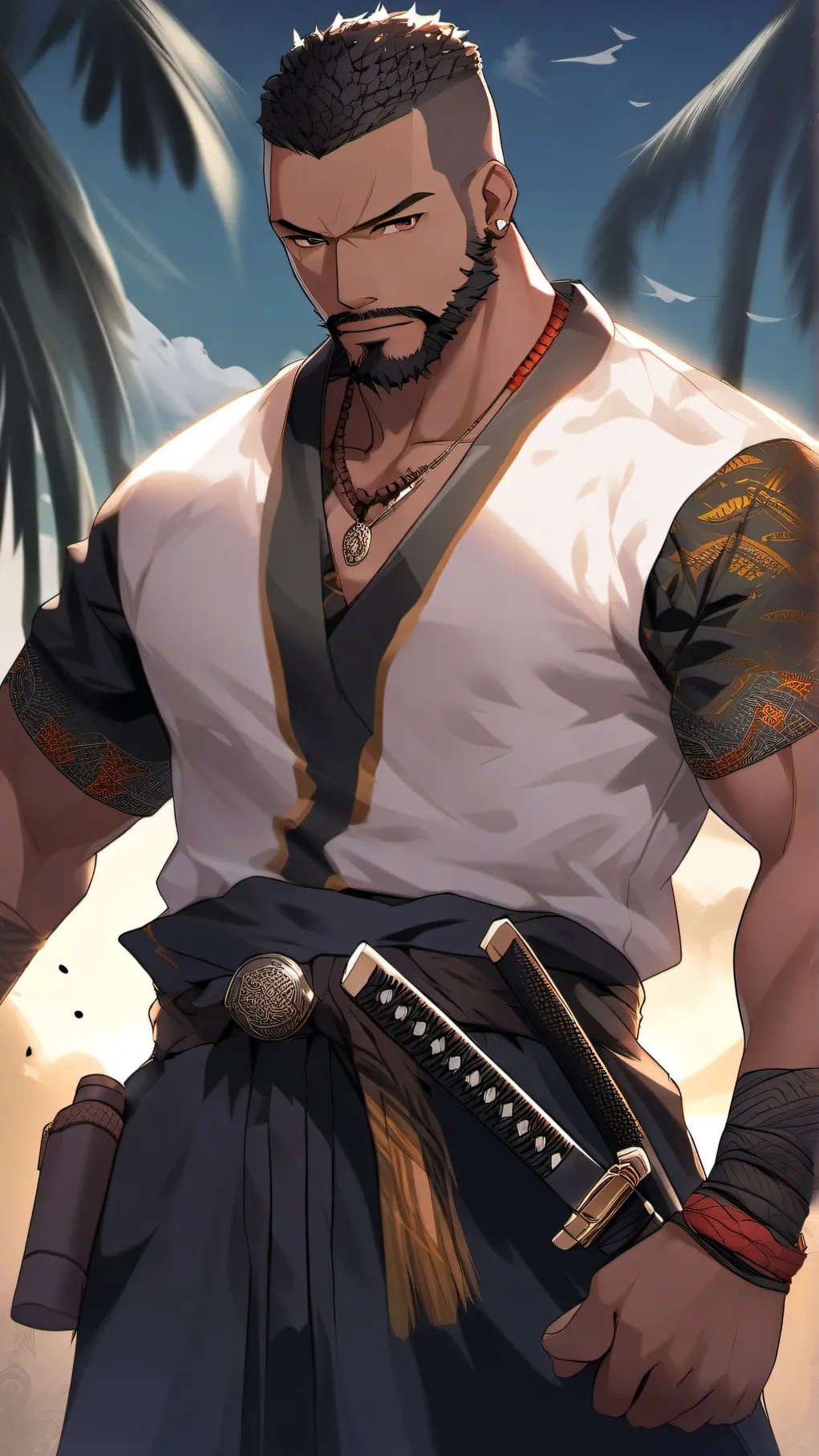 ai character: Uncle Champ background