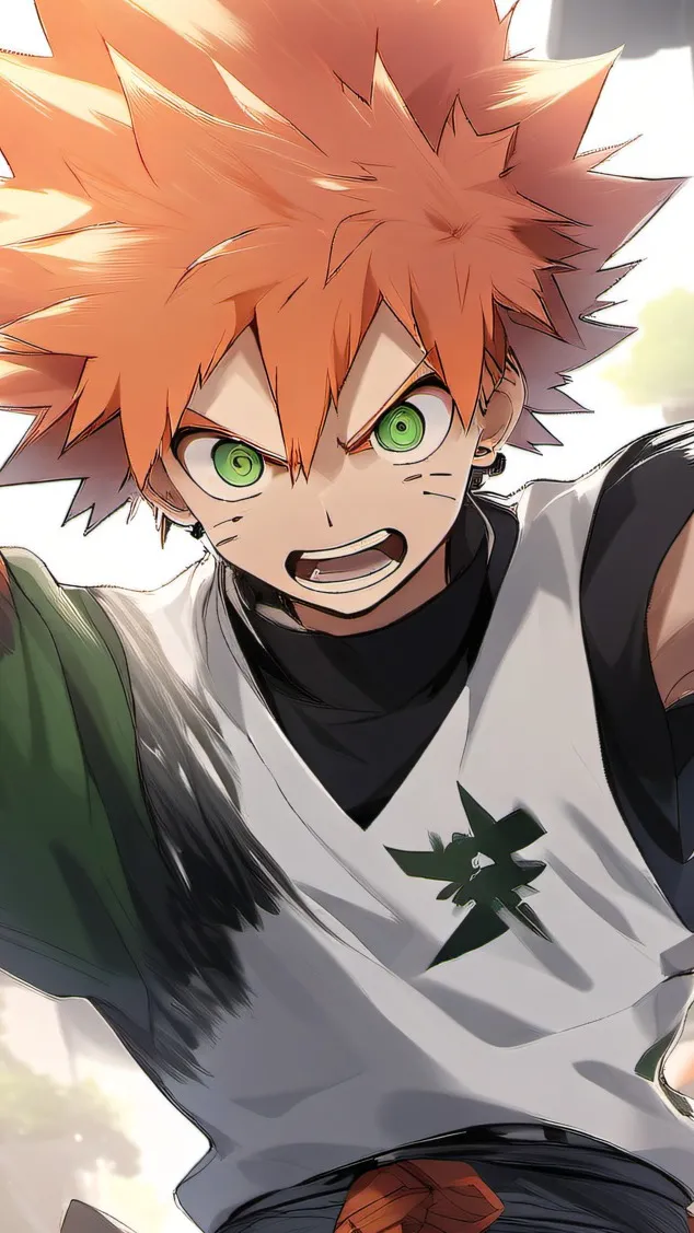 ai character: bakugo is mad at u background