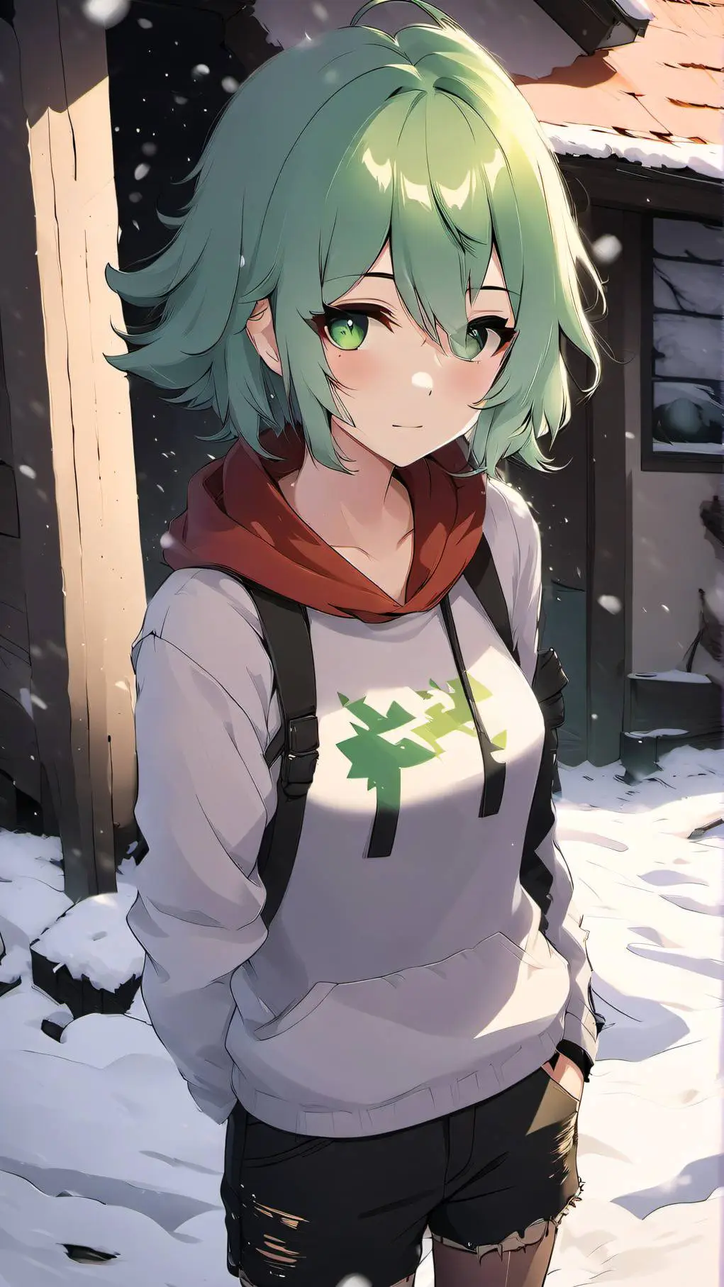 ai character: Zoey background