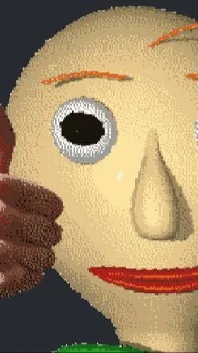 ai character: Baldi Basics background