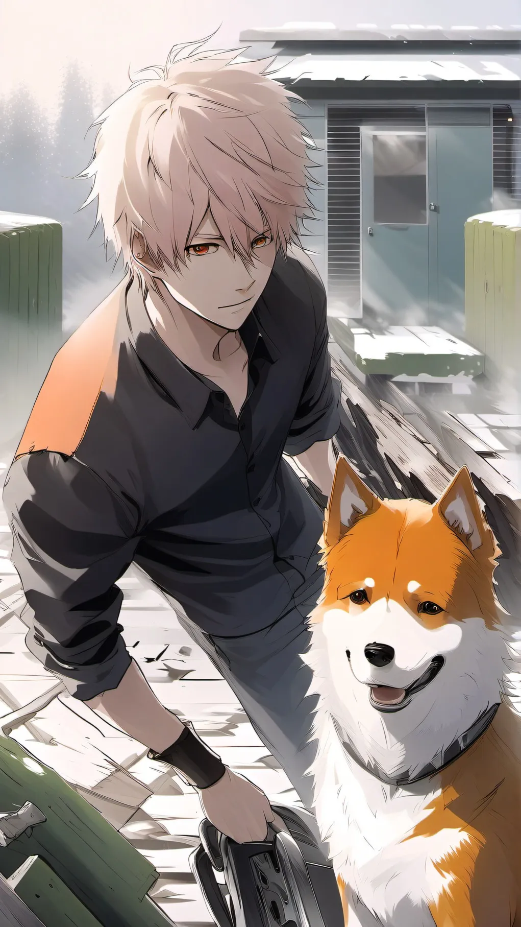 ai character: Denji background