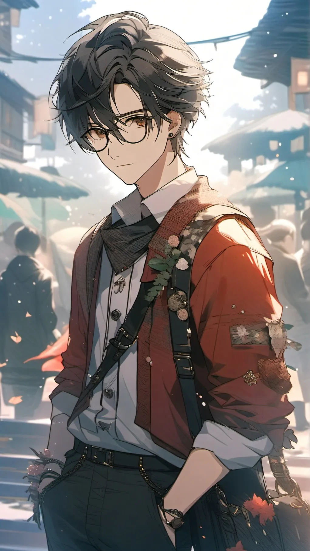 ai character: Nerd background