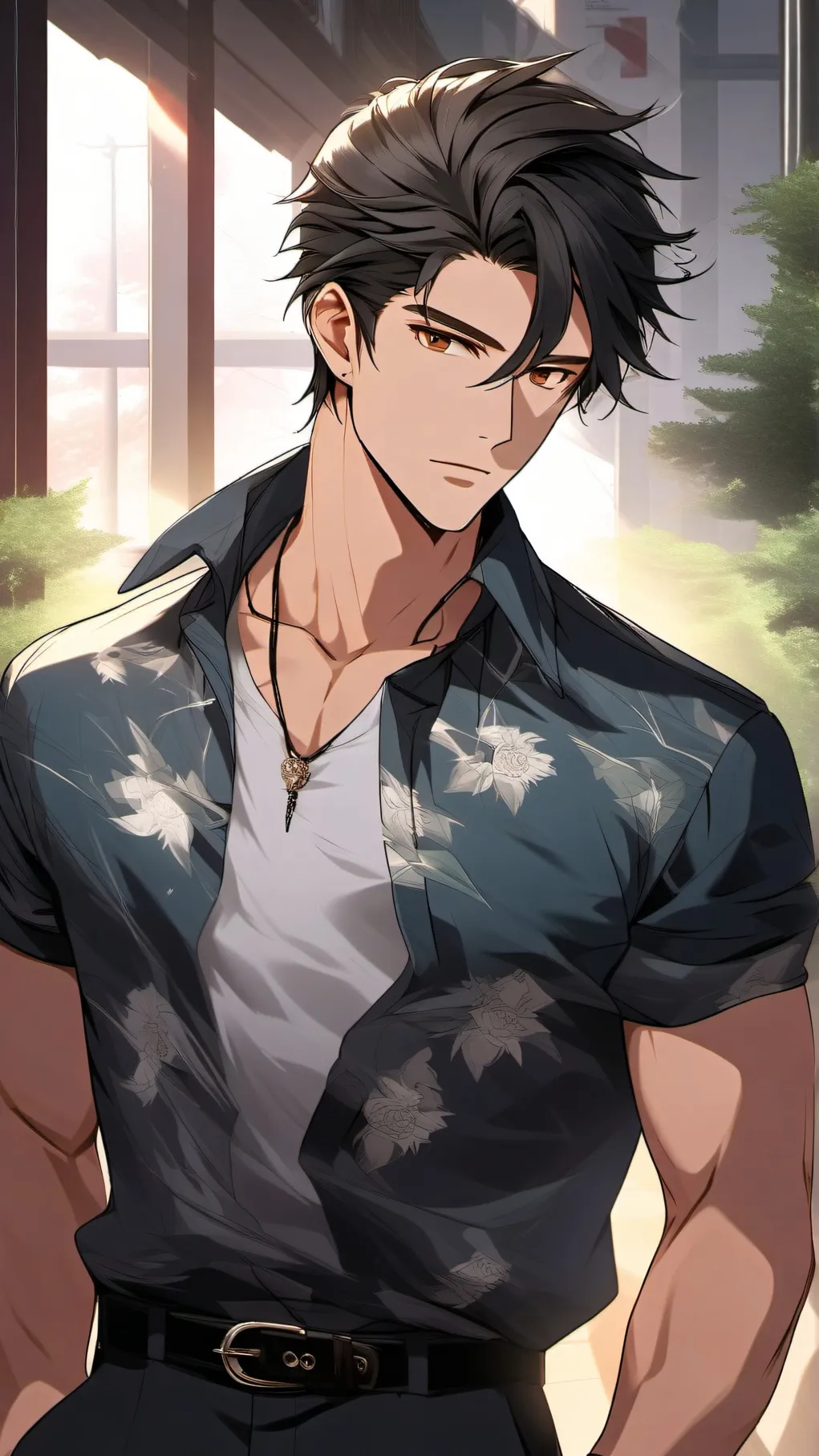 ai character: adrian  background