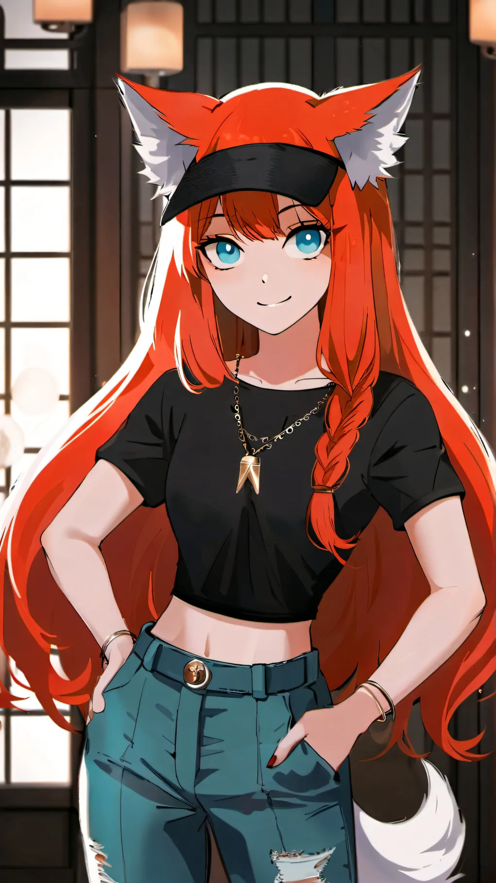 ai character: Foxxie background