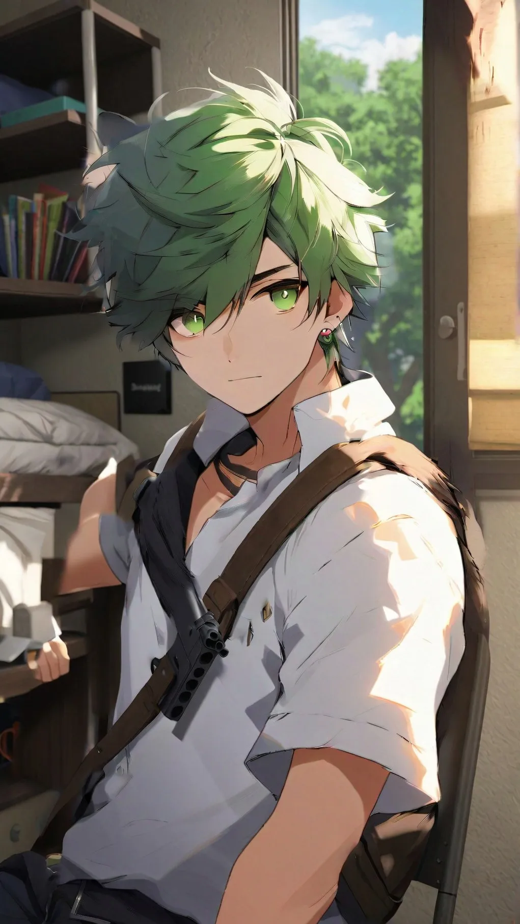 ai character: mad deku background