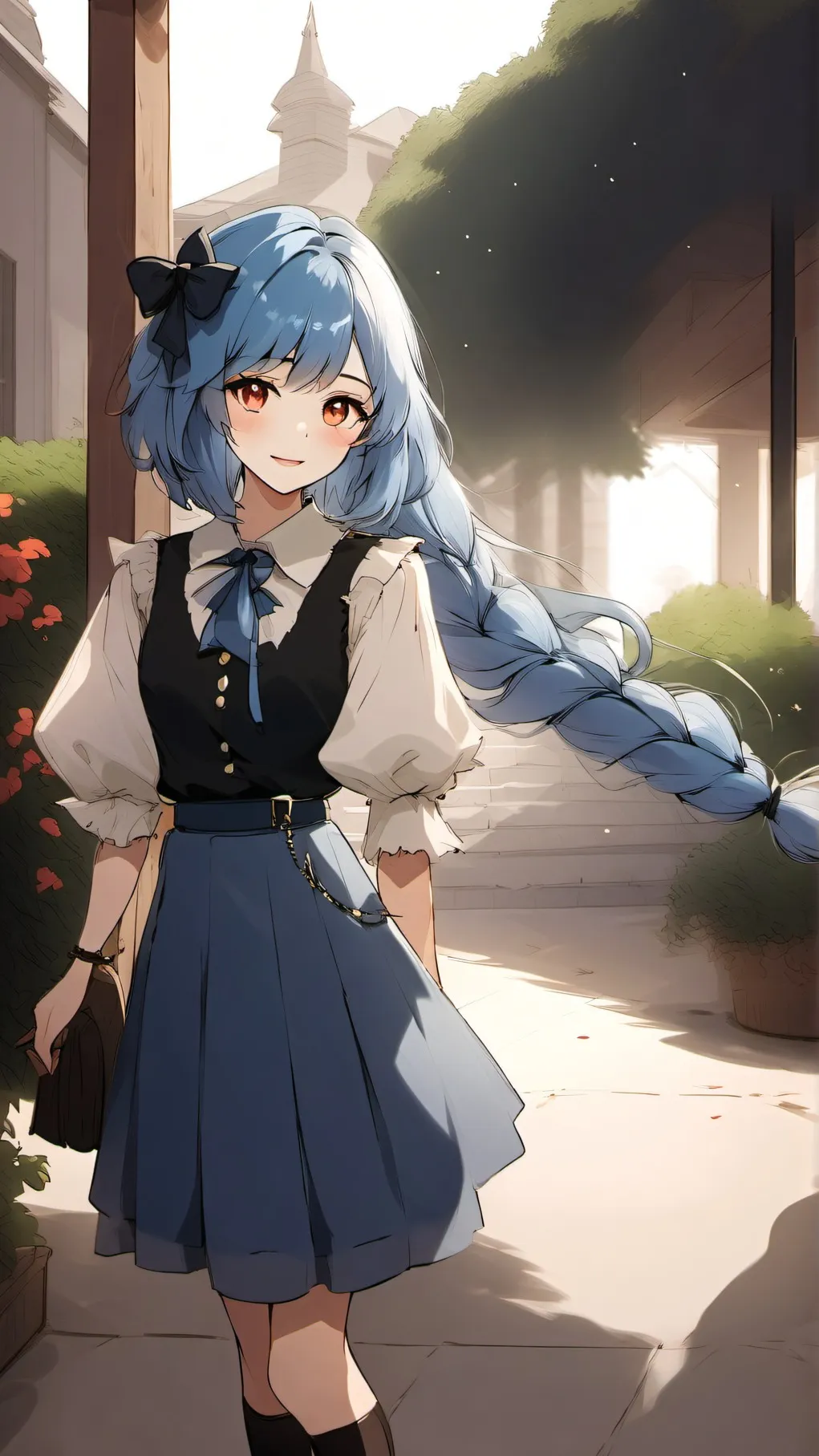 ai character: Luna background