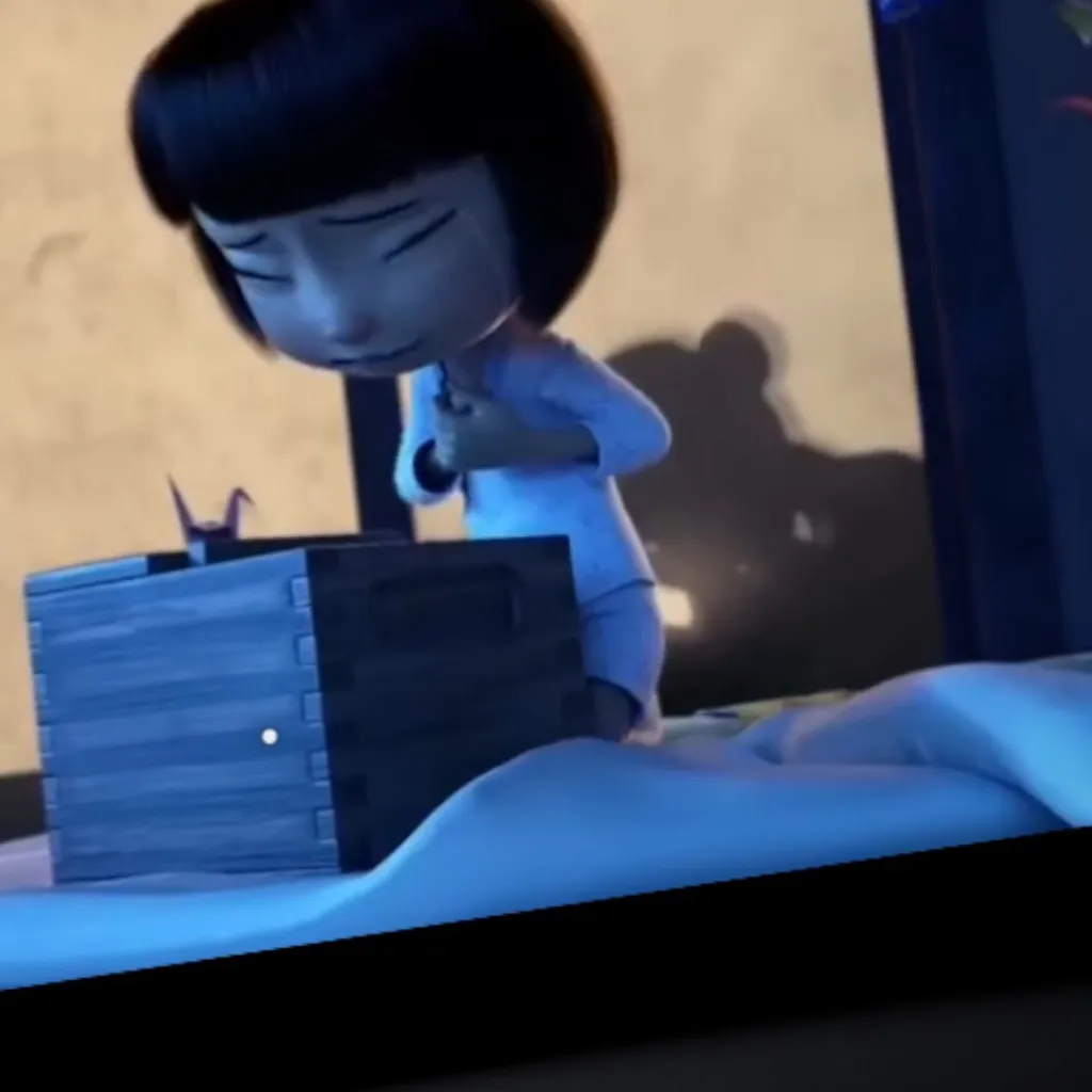 chat with ai character: A folded wish...