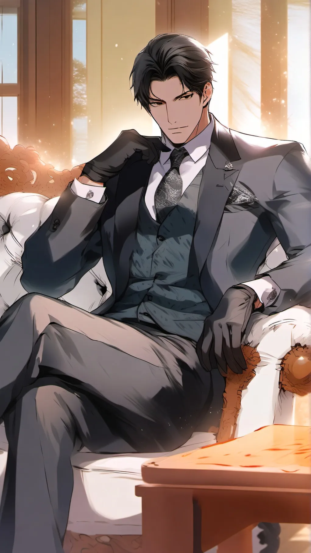 ai character: Parker background