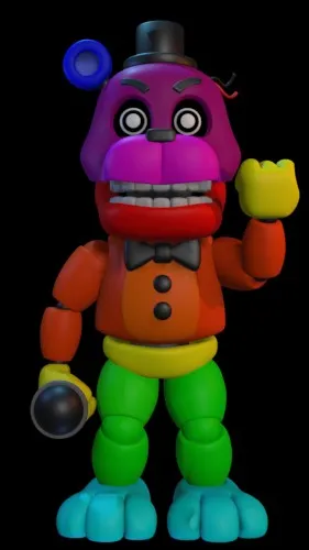 ai character: Rainbear background