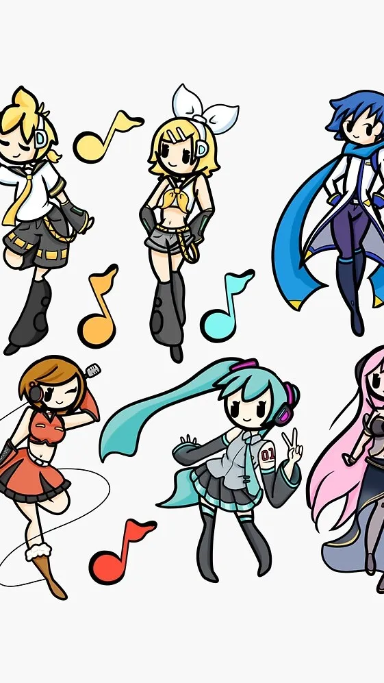 ai character: Vocaloid background