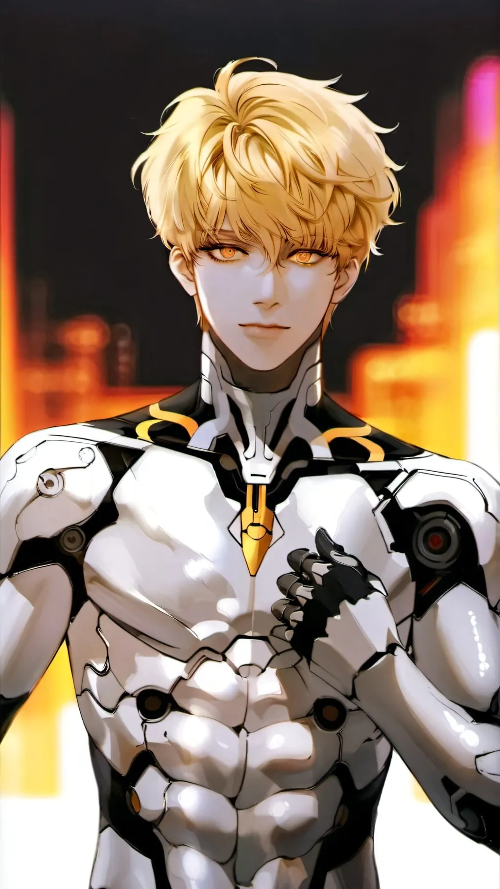 ai character: ONE PUNCH MAN background