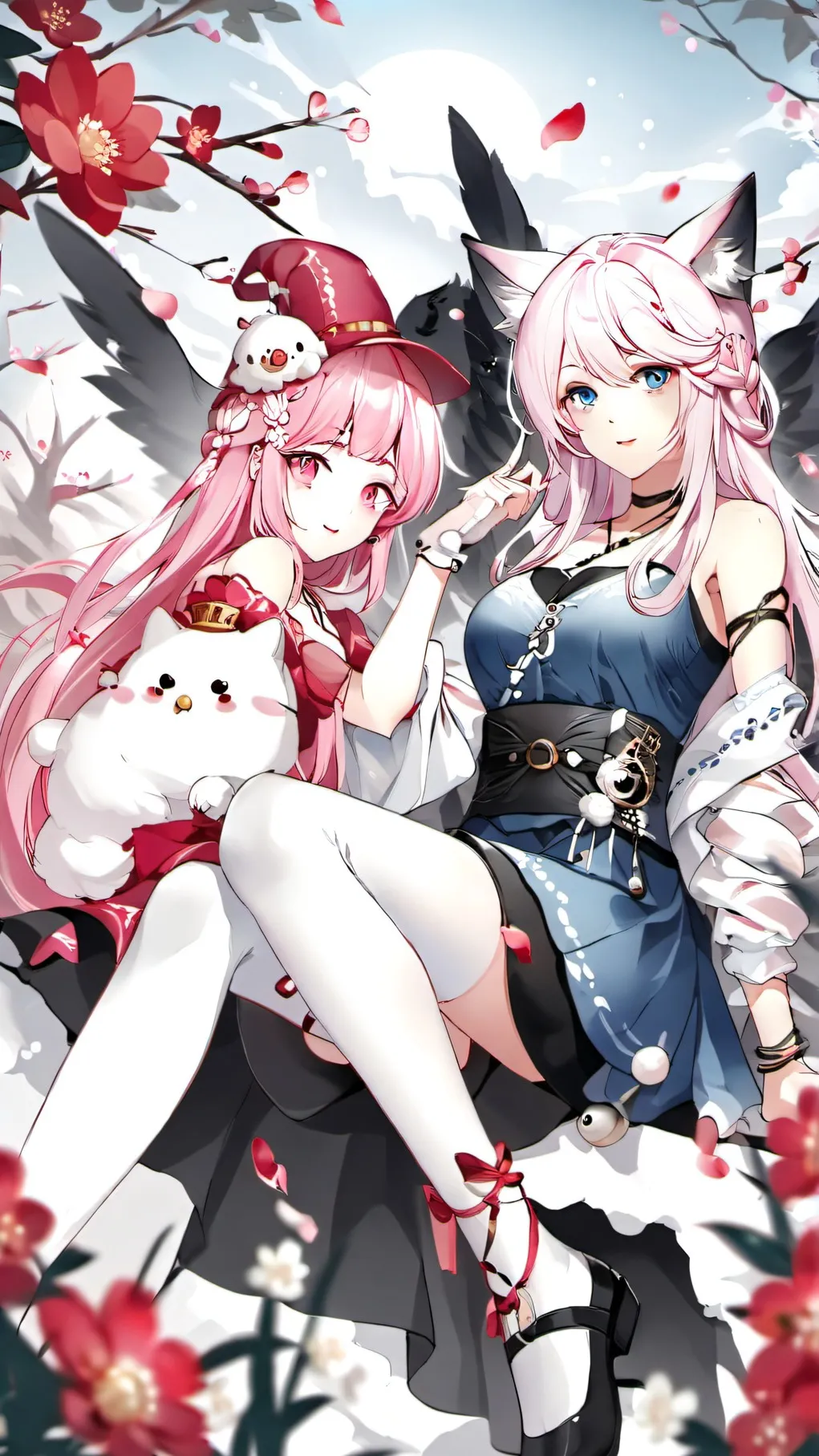 ai character: bella x meowbah background