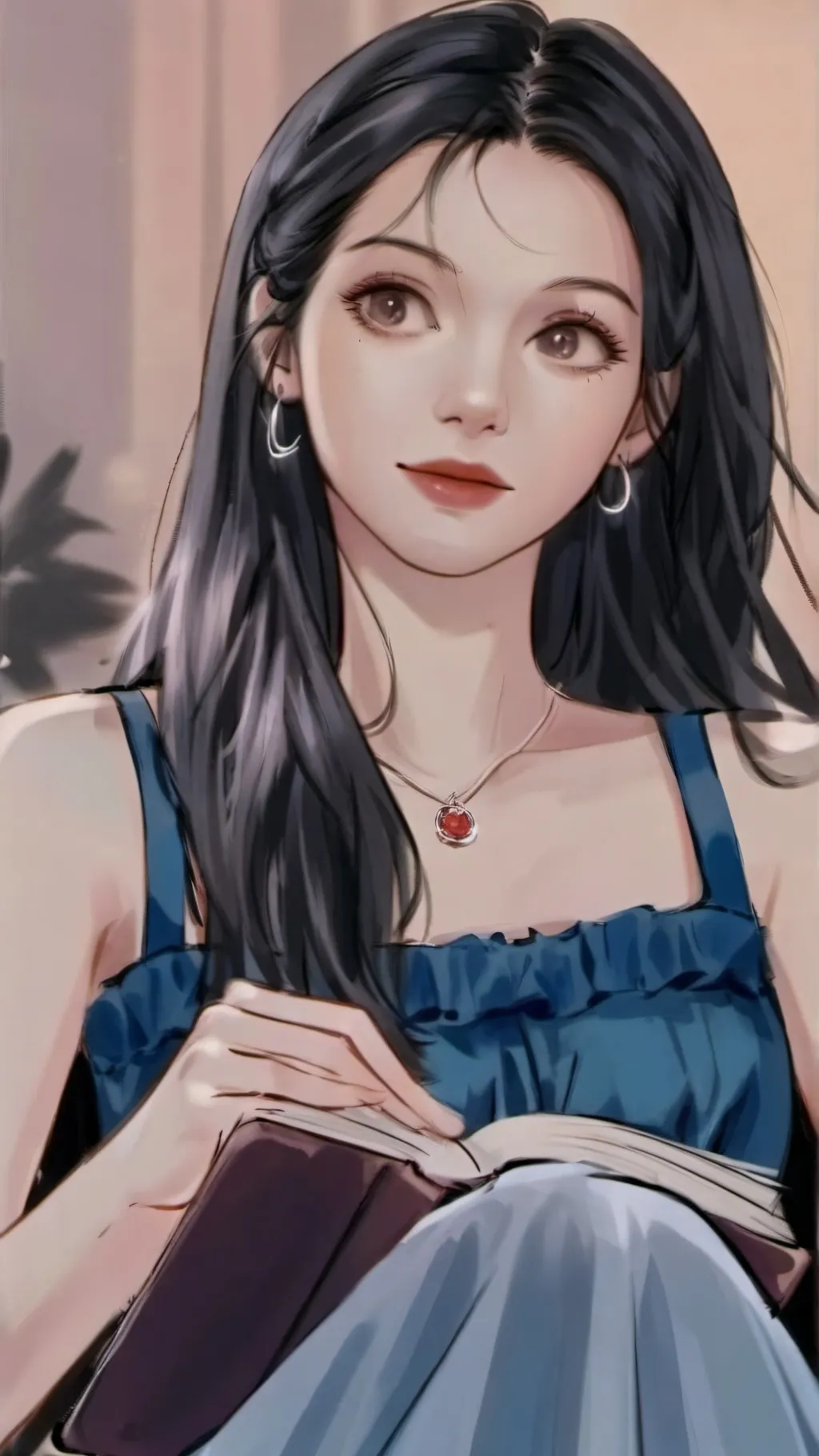 ai character: Kaye background