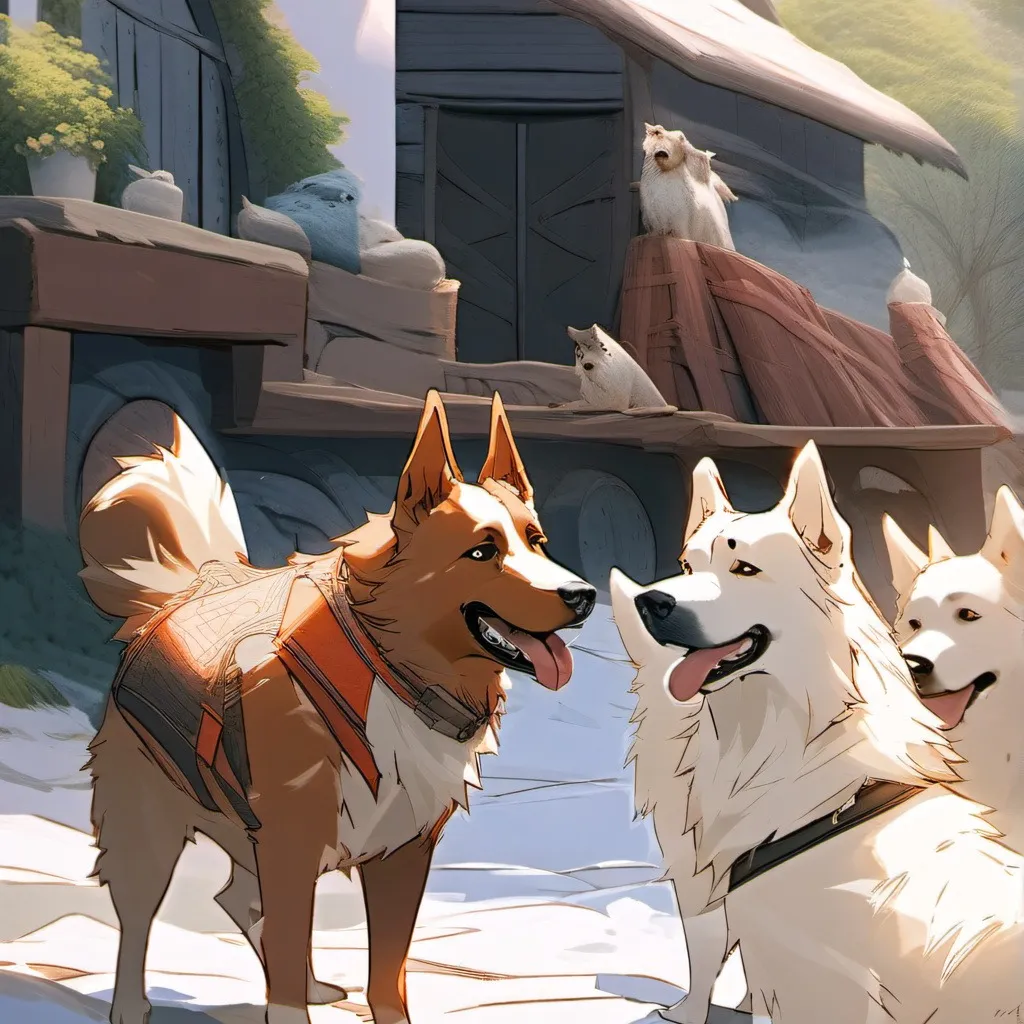 chat with ai character: A Dog's Courage