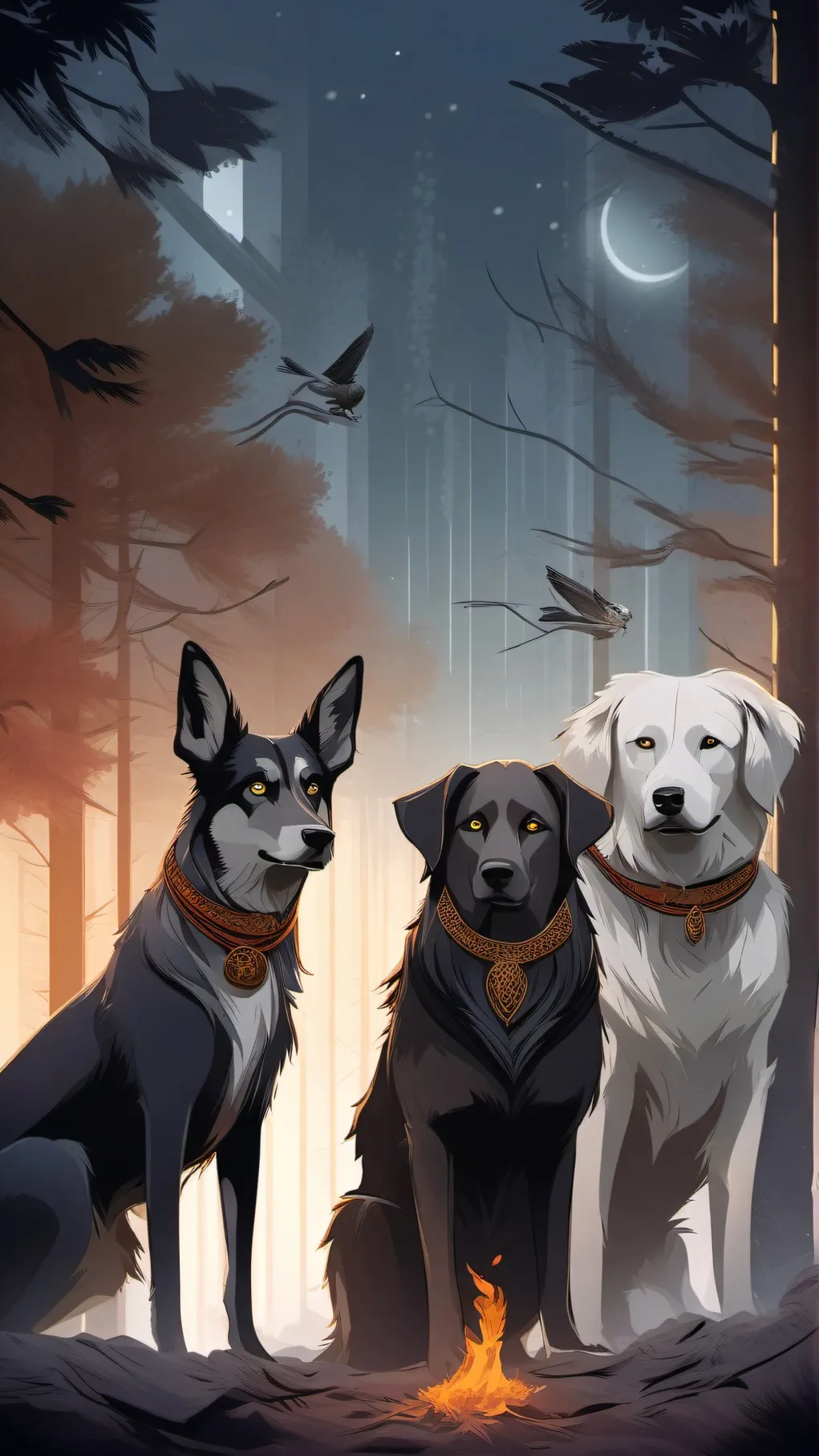 ai character: A Dog's Courage 8 background