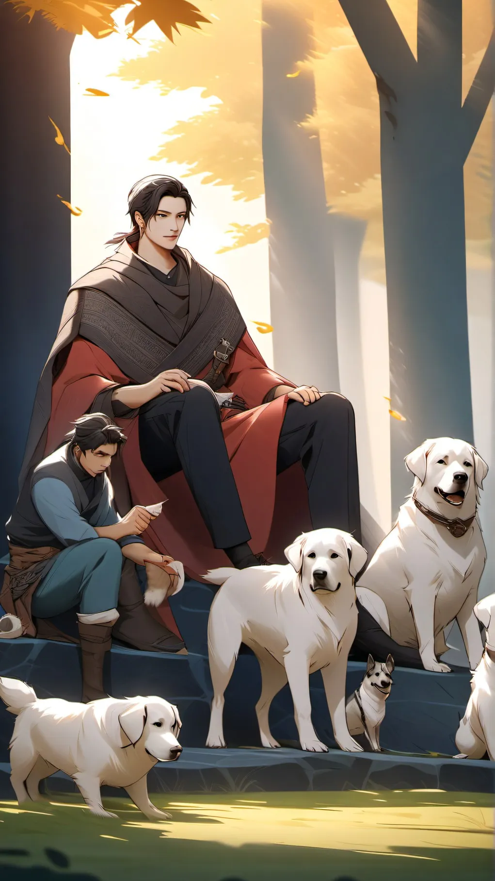 ai character: A Dog's Courage 9 background