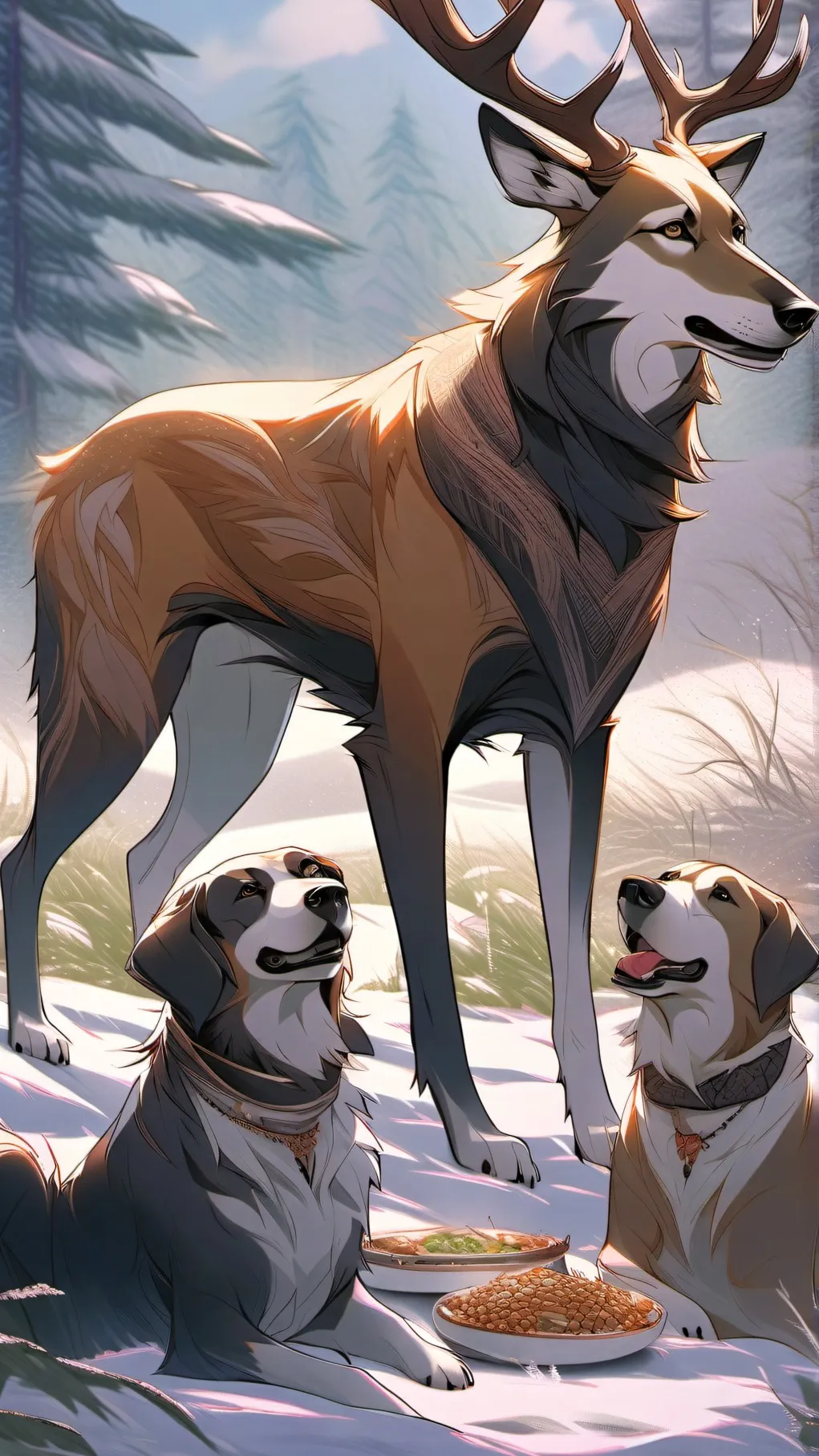 ai character: A Dog's Courage 12 background