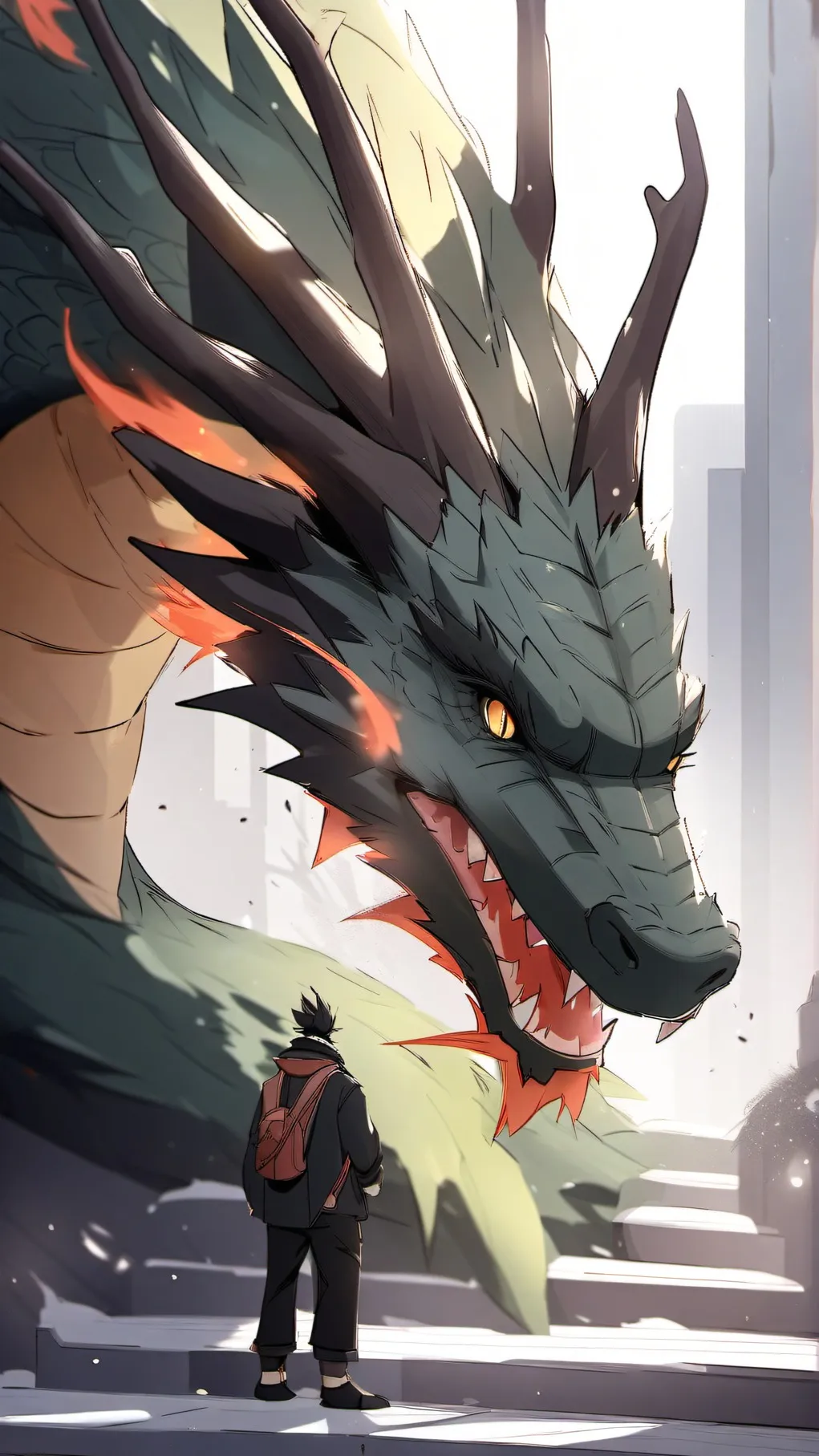 ai character: HTTYD Infection AU background