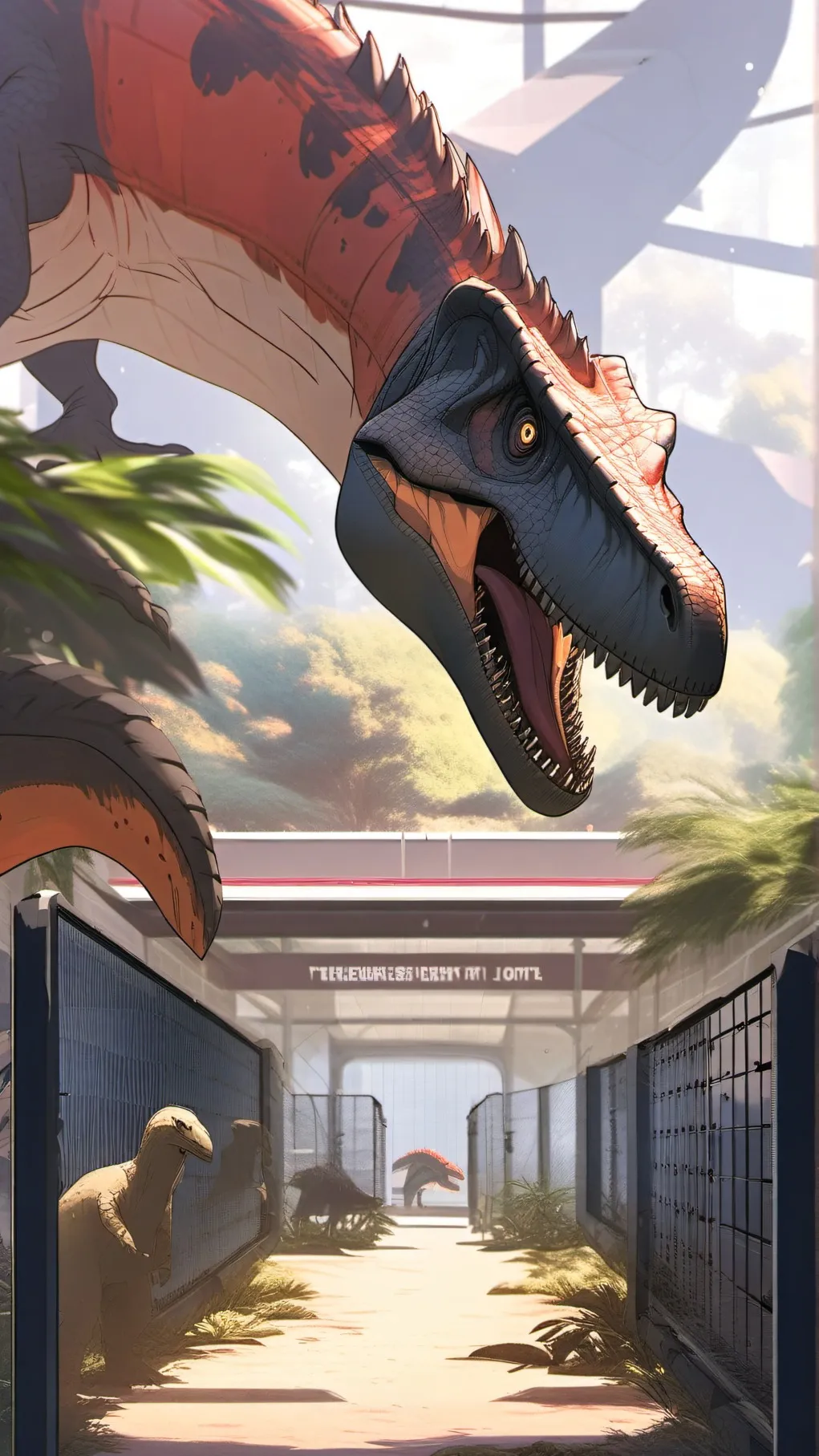 ai character: Jurrasic World background